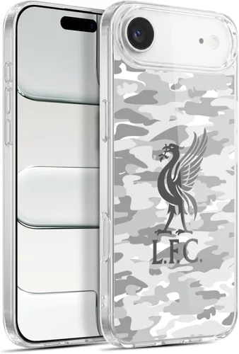 Vista 29 de Head Case Designs Funda de gel con licencia oficial del Liverpool Football Club Away Colourways Crest Camou [protección de grado militar] compatible