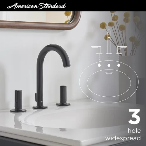 Vista 3 de American Standard 7105821.243 Studio S Grifo generalizado con manijas de perilla, negro mate