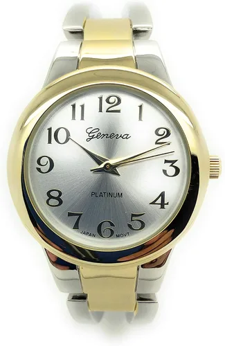 Vista 2 de Señoras Redondo Elegante Simple Casual Metal Brazalete Brazalete Moda Reloj Fácil Lector Dial