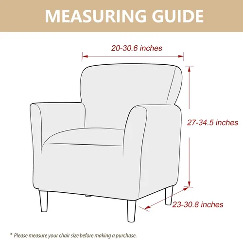 Vista 2 de Gollense Funda para sillón de banquete, fundas elásticas de lujo para silla de club con brazos, funda elástica para silla de club, antideslizante