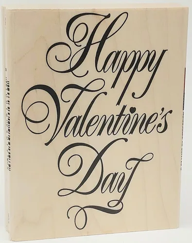 Vista 2 de Stamps by Impression Valentine's Day Rubber Stamp - ST 1321-3" x 4.25