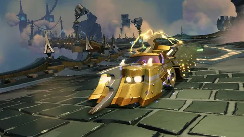 Vista 4 de Skylanders Superchargers Rare Chase Variant pátina Shield Striker