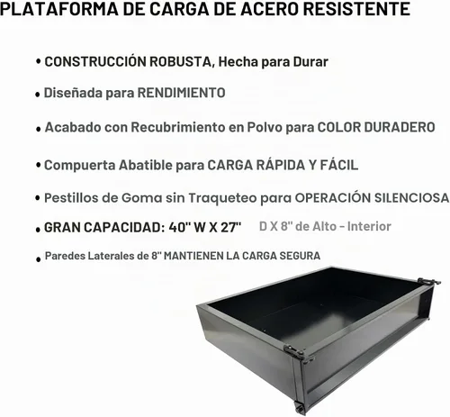 Vista 2 de GTW EZGO TXT (96-Up) Kit de caja de carga de acero