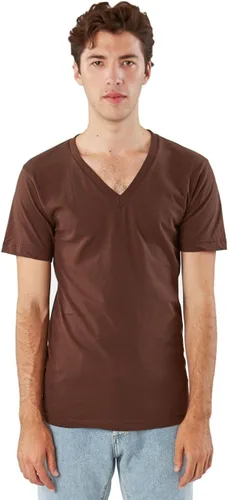 Vista 21 de American Apparel - Playera fina de mangas cortas, con cuello en V, para hombre/unisex