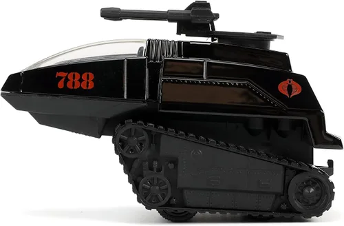 Vista 5 de Jada G.I. Joe 1:32 H.I.S.S. - Coche fundido a presión y figura de Destro de 1.65 pulgadas, juguetes para niños y adultos
