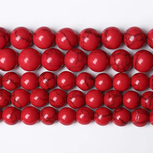 Vista 272 de 100 cuentas de piedra multicolor natural de 0.236 pulgadas (0.236 in), cuentas espaciadoras sueltas redondas para hacer pulseras, collares, aretes