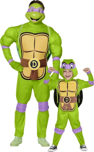 Vista 7 de InSpirit Designs Disfraz de Donatello de Tortugas Ninja Mutantes Adolescentes para Niños, Multicolor