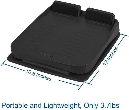 Vista 8 de StrongTek Tabla Inclinada Portátil, Ligera de 3.7 libras, Tabla de Estiramiento de Pantorrillas Ajustable de 5 Niveles (20°–50°) con Superficie