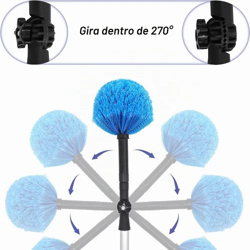 Vista 4 de EaseYourDay - Cepillo de telaraña con cabeza de telaraña, se adapta a rosca de rosca de 3/4 pulgadas