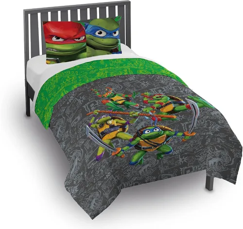 Vista 10 de Jay franco Juego de ropa de cama Queen de 5 piezas de Monster Jam Tracks incluye edredón y sábanas con Grave Digger y Megalodon de microfibra suave 1