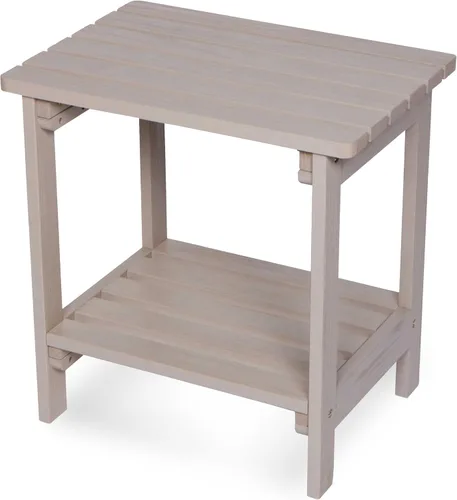 Vista 11 de Shine Company Providence - Mesa auxiliar rectangular de madera maciza, mesa de patio Adirondack para exteriores, color rojo chile Rojo (Chili Red)