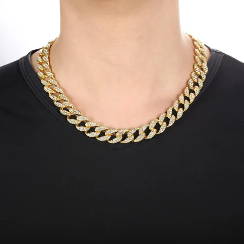 Vista 6 de Miami Cuban Link Chain Necklace 15mm