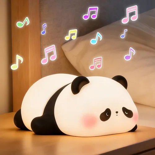 Vista 9 de FAMIDUO Luz Nocturna de Flamenco para Niños, Regalo Rosa de Flamenco, Lámpara de Animal de Silicona LED Apretujable, Luz Nocturna de Guardería
