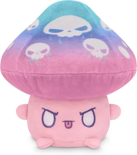 Vista 8 de TeeTurtle - Peluche reversible de hongos místicos de 4 pulgadas