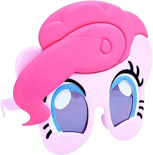 Vista 6 de Sun-Staches Gafas de sol de disfraz My Little Pony Lil' Character Rainbow Dash Party Favores UV400, azul, 4.72 pulgadas