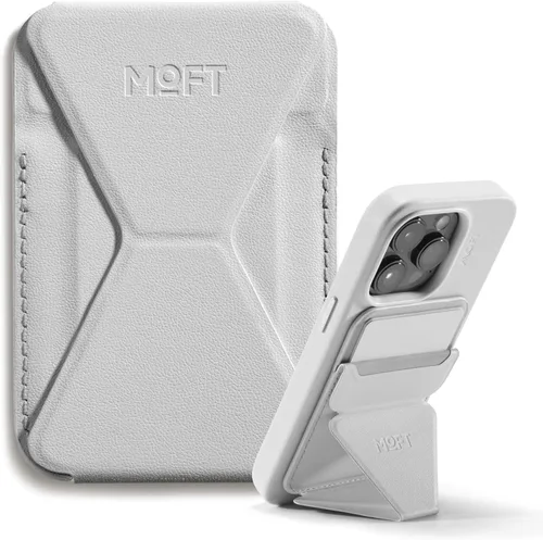 Vista 8 de MOFT MagSafe - Soporte tipo cartera para iPhone 15/14/13/12 Series MagSafe compatible con 3 ángulos de visión (bambú)