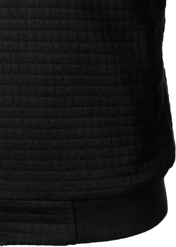 Vista 6 de HOOD CREW Chaquetas casuales ligeras para hombre, chaqueta de bombardero universitario con cremallera
