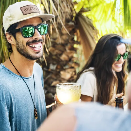 Vista 7 de Costa Del Mar Gafas de sol cuadradas Paunch para hombre Multi