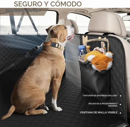 Vista 5 de SHARLOVY - Funda y extensor de asiento trasero para perros grandes, resistente y duradera, ideal para masticadores agresivos. Tipo hamaca, funciona