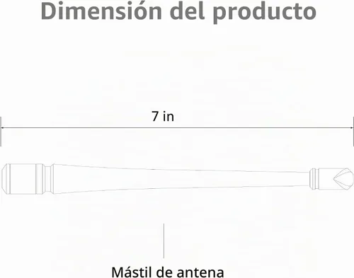 Vista 5 de Antena corta Rydonair para Harley Davidson 1989-2026