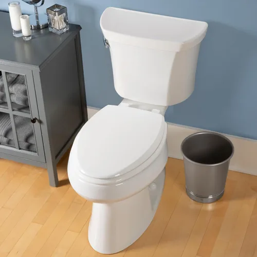 Vista 3 de Mayfair Cassel Asiento de inodoro de cierre lento, fácil de limpiar, asiento de madera antideslizante de alta calidad, fácil de instalar, fabricado
