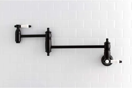 Vista 2 de Kingston KS3100BPL Bel-Air - Grifo de llenado de ollas para montaje en pared, color negro mate