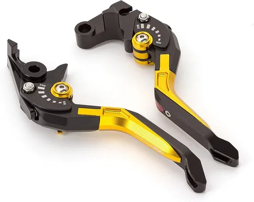 Vista 19 de Palancas de embrague de freno plegables 3D Rhombus para motocicleta Yamaha XTZ125 Xtz 125 2014-2018 2015 2016 2017 palanca de embrague de freno