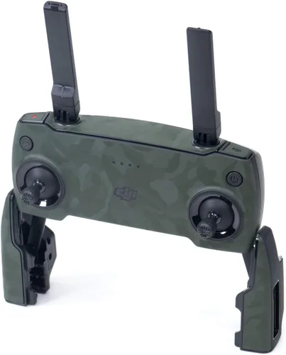 Vista 13 de Wrapgrade Skin compatible con DJI Mavic Mini Mando a distancia (Airforce Silver)