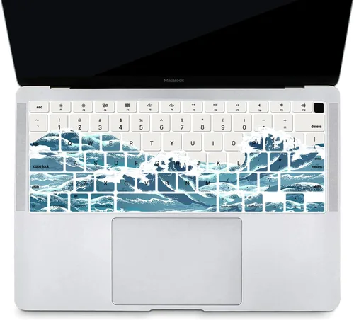 Vista 4 de Funda compatible con MacBook Air de 13 pulgadas versión antigua 2010-2017 Modelos: A1466 y A1369, carcasa rígida de plástico protectora y cubierta