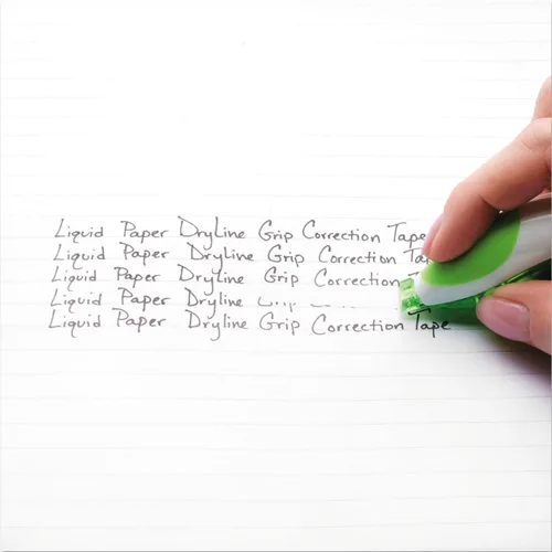 Vista 3 de Paper Mate Liquid Paper DryLine - Cinta adhesiva blanca con corrección de agarre, 2