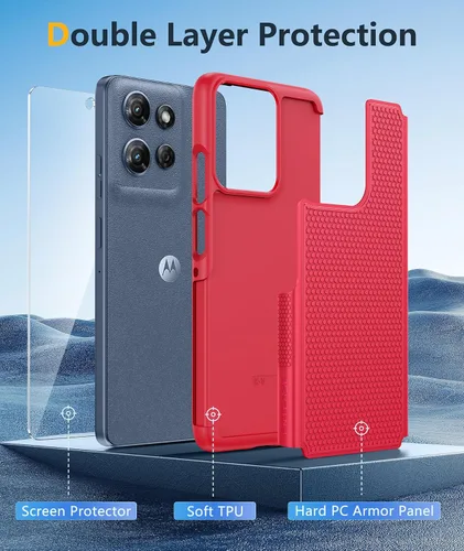 Vista 825 de FNTCASE Funda para iPhone 17 Pro: Fundas delgadas translúcidas de color azul claro compatibles con MagSafe, protección completa de la cámara