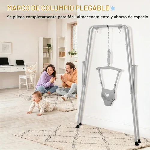 Vista 7 de Saltador de bebé con soporte, gorilas para bebés de 6 a 24 meses