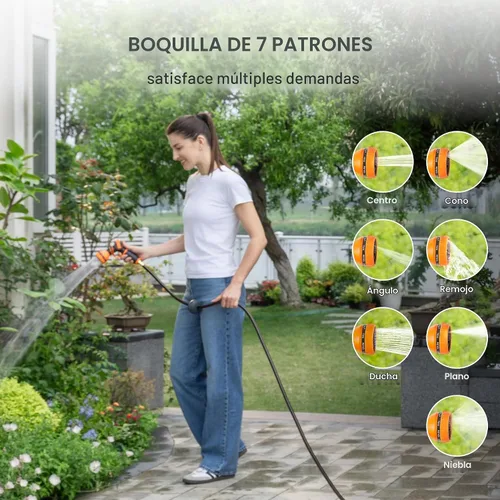 Vista 5 de Giraffe Tools PRO - Carrete de manguera de jardín retráctil de servicio pesado, rebobinado automático de 78 pies y 1/2 pulgada con bloqueo