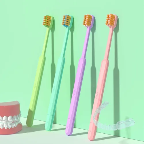 Vista 5 de Y-Kelin Cepillo de dientes de ortodoncia 2IN1 con cepillo interdental