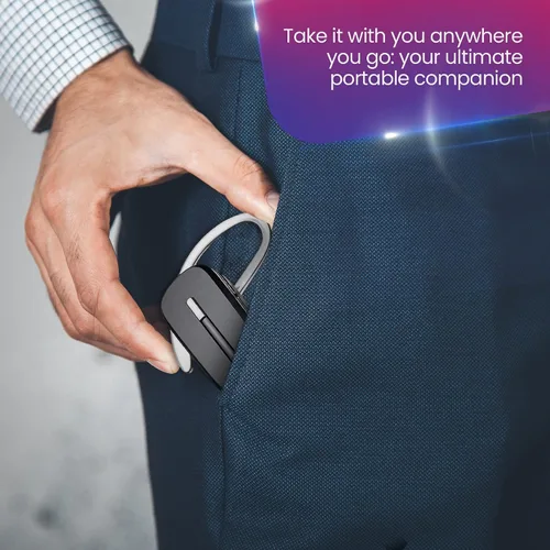 Vista 9 de Poly Plantronics CS540 - Paquete inalámbrico con contestador remoto electrónico (EHS) 84693 - Hecho para teléfonos Cisco: 6945, 7821, 7841, 7861