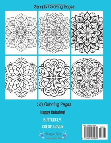 Vista 2 de Mandalas Coloring Book 50 Mandalas Coloring Pages for Relaxation and Stress Relief Fun for All Ages