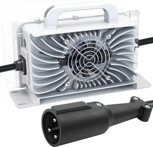 Vista 9 de Cargador de batería impermeable para carrito de golf de 36 V y 20 amperios, para carritos de golf EZGO Yamaha de 36 voltios con enchufe Crowfoot
