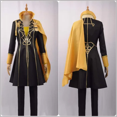 Vista 2 de Fire Emblem Tres Casas Claude Von Regan Cosplay Disfraz Halloween Adulto Traje