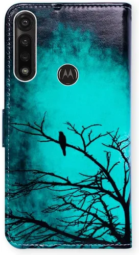 Vista 7 de Bcov Funda para Moto G Power 2020, Motorola G Power, funda de piel con tapa y soporte para ranura para tarjeta y soporte para Motorola Moto G Power