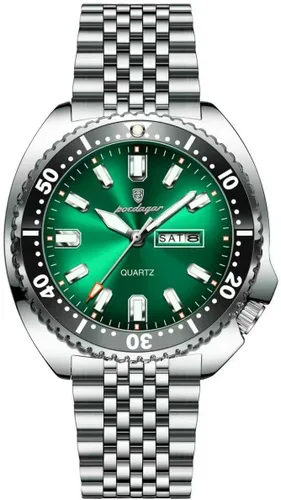 Vista 16 de Hombres de negocios reloj fecha semana impermeable luminoso hombre de lujo reloj de pulsera deportes acero inoxidable hombres moda cuarzo relojes