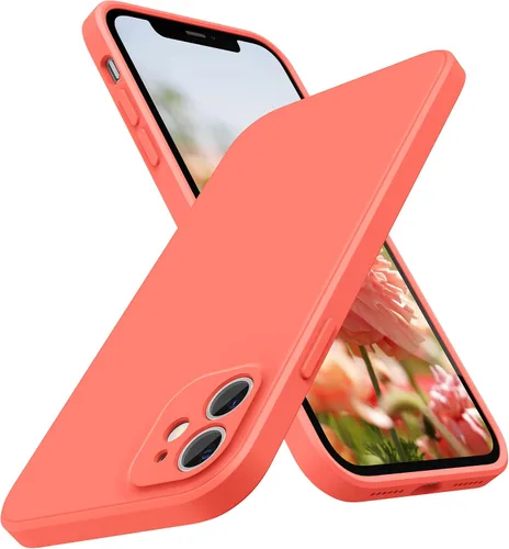 Vista 31 de SURPHY Diseño para Funda iPhone 11 con Protección de Cámara, Diseño Delgado de Borde Recto, Funda de Teléfono de Silicona Líquida para iPhone 11