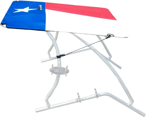 Vista 11 de Big Air Super Shadow Wakeboard Tower Bimini Top - 76 x 76 pulgadas - Se monta sobre la torre de vigilia existente