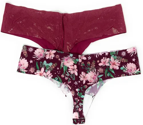 Vista 2 de Victorias Secret Bragas de tanga paquete de 2