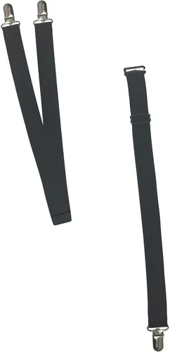 Vista 3 de ajustable Shirt Stays Ligueros y-style con pinzas de bloqueo antideslizante