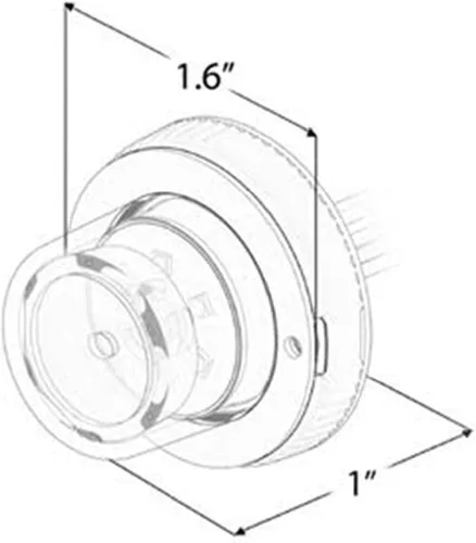 Vista 9 de SpeedTech Lights Flare 360° 6 LED 18 W Luz estroboscópica – Bombilla de botón oculta, faro de peligro para vehículos de policía, construcción Rojo