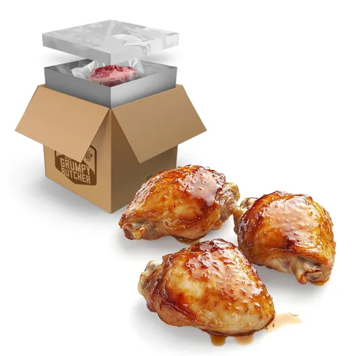 Vista 10 de Grumpy Butcher - Solomillos de pechuga de pollo empanizados, congelados, 5 Horno o freidora de aire listo, ligeramente sazonado, revestimiento