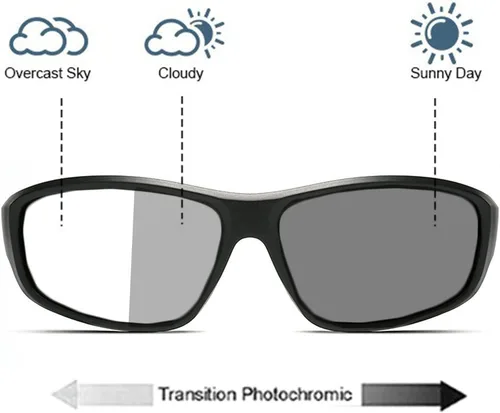 Vista 3 de Gafas de lectura bifocales fotocrómicas de transición para hombres y mujeres deportes al aire libre Presbicia gafas de sol lector