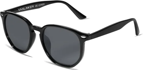 Vista 2 de VANLINKER Gafas de sol polarizadas hexagonales de moda para mujer VL9696