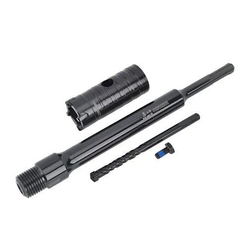 Vista 2 de Mollom Sierra perforadora para hormigón SDS Plus de 8.661 in, cortador de agujeros de alta resistencia con broca de posición central de 4.331 in