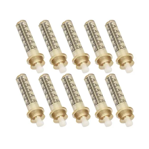 Vista 3 de Ampolla vacía desechable 10pcs 0.0 fl oz con piezas de repuesto de tapa de adaptador 1pc